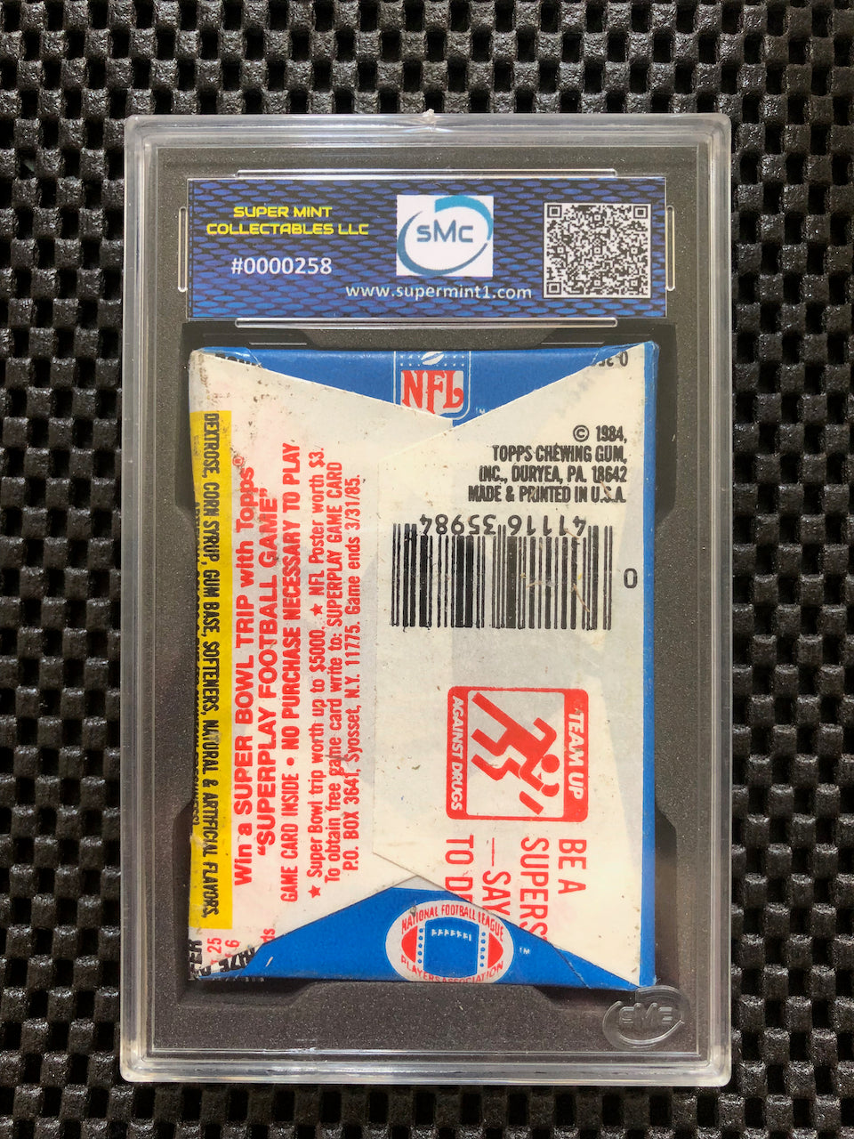 1984 TOPPS FOOTBALL WAX PACK SMC 9