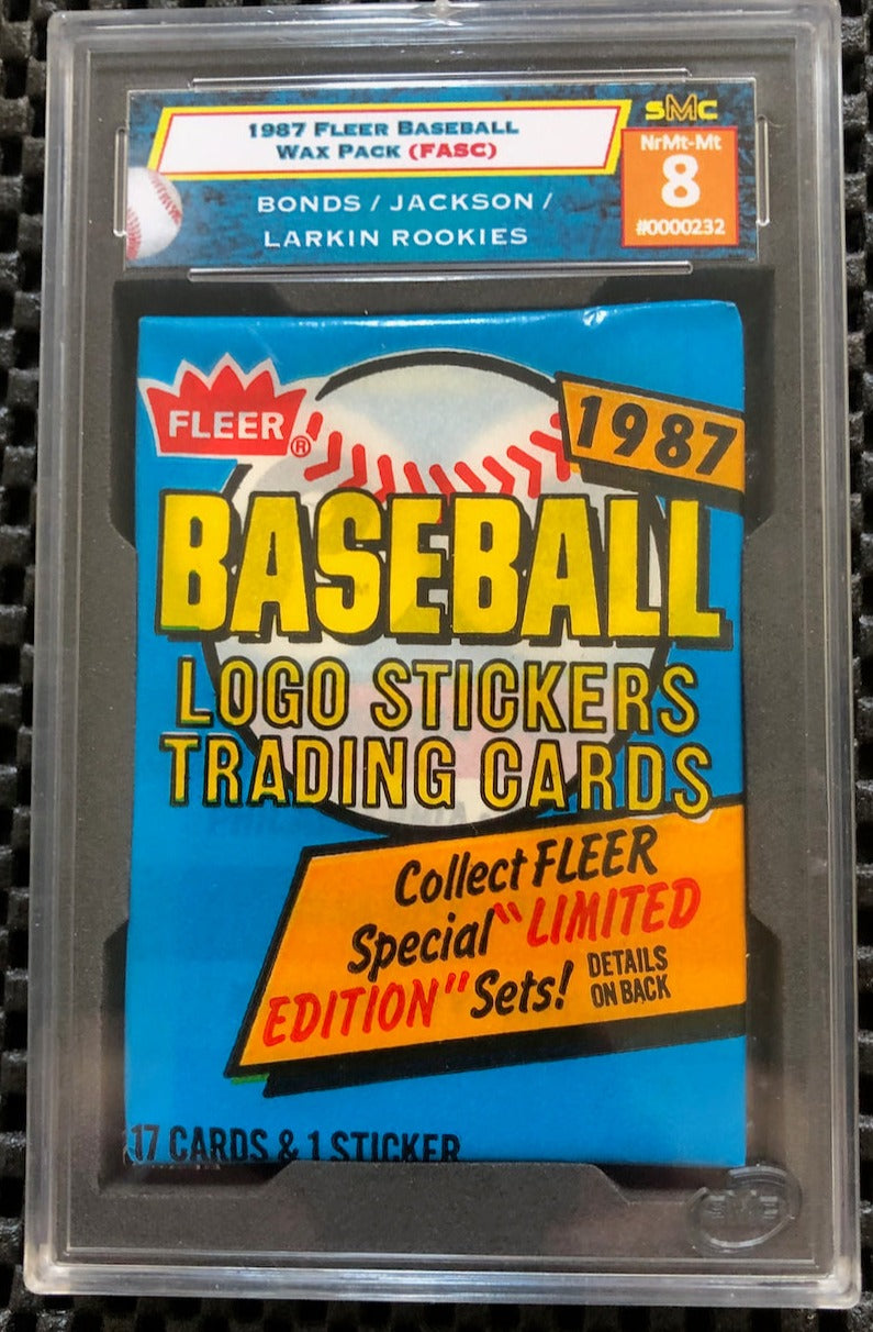 1987 Fleer Baseball Wax Pack SMC 8