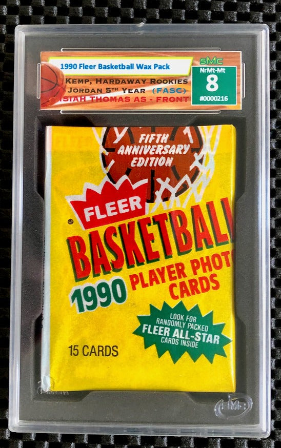1990 Fleer Wax Pack (Isiah Thomas AS-Front) SMC 8