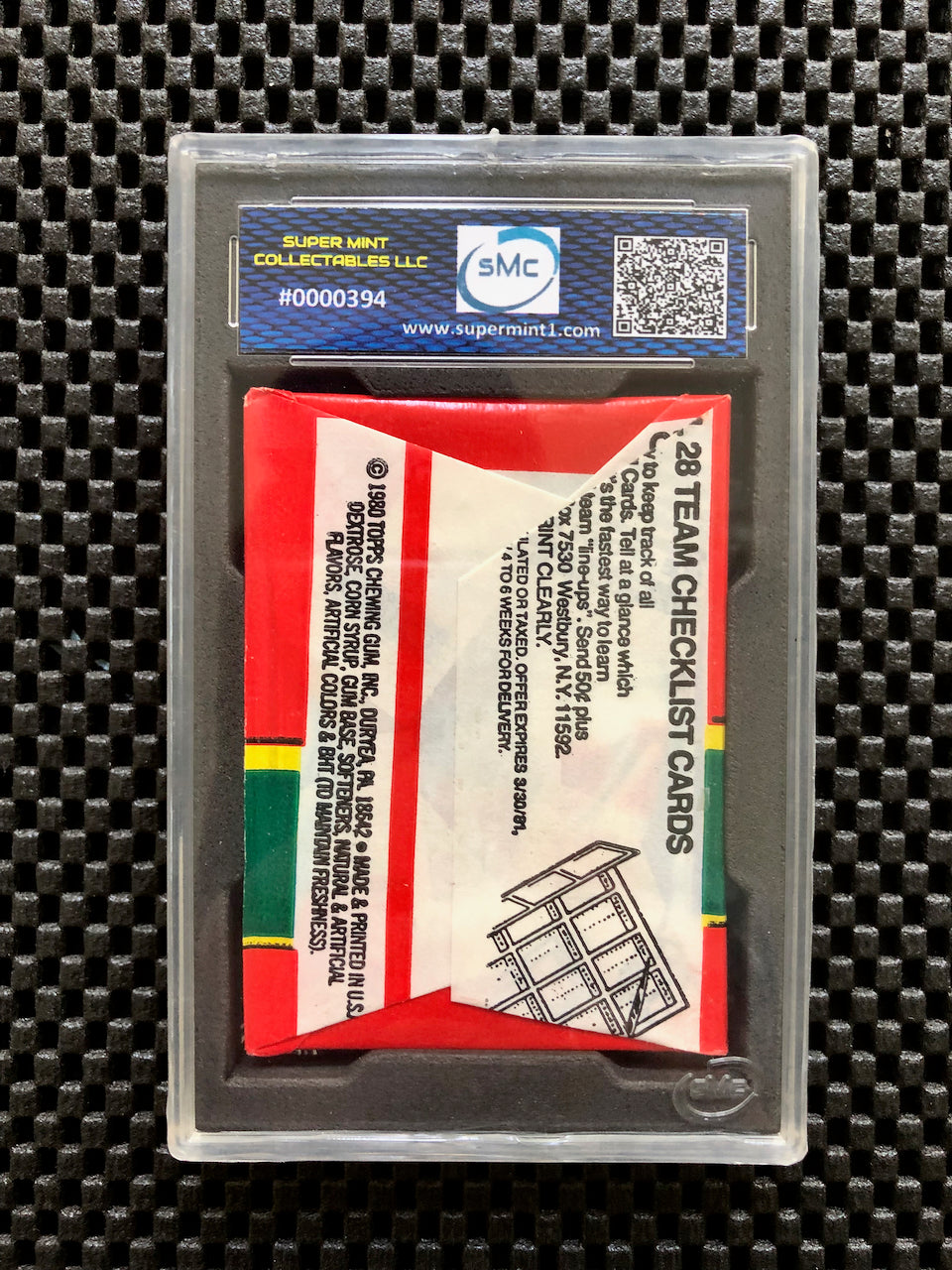 1980 TOPPS FOOTBALL WAX PACK SMC 7.5
