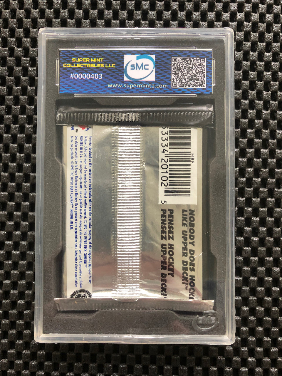 1990 UPPER DECK HOCKEY FRENCH WAX PACK SMC 8