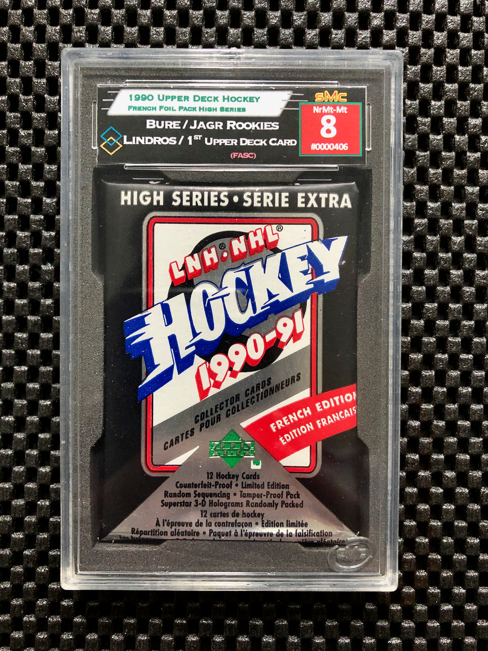 1990 UPPER DECK HOCKEY FRENCH WAX PACK SMC 8