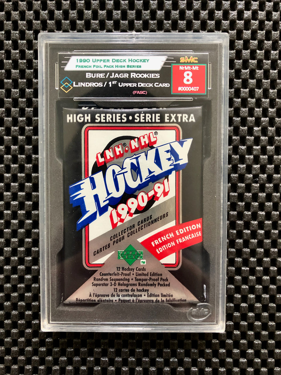 1990 UPPER DECK HOCKEY FRENCH WAX PACK SMC 8