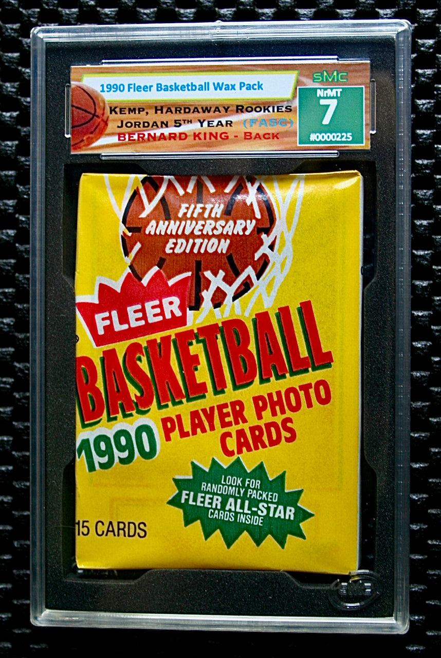 1990 Fleer Wax Pack (Bernard King Back) SMC 7